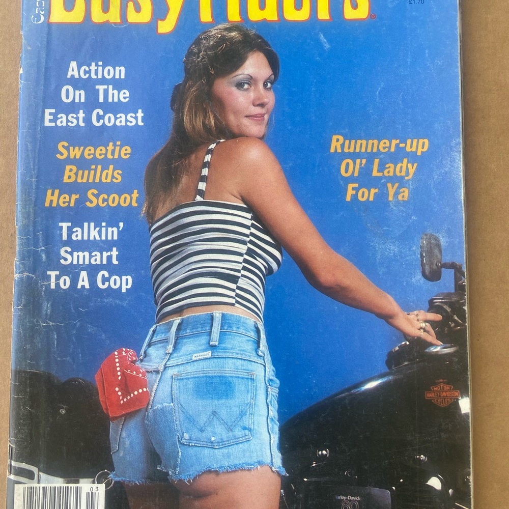 Vintage Easy Rider Chopper Magazine March 1983 No David Mann Centerfold